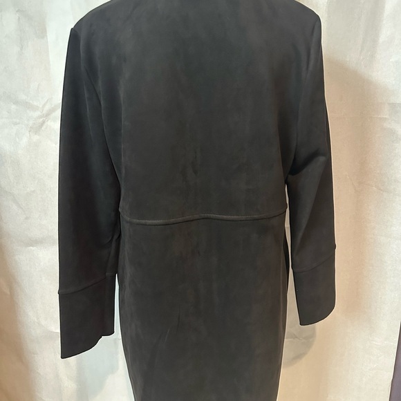 Premise Black Trench Coat for Women - Picture 6 of 10